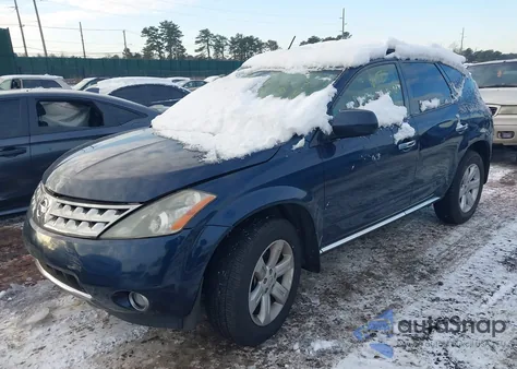2006 Nissan Murano Sl from USA, damaged, VIN JN8AZ08W46W521039